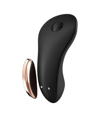 Stymulator łechtaczki Satisfyer Little Secret do majtek czarny Satisfyer