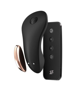 Stymulator łechtaczki Satisfyer Little Secret do majtek czarny Satisfyer