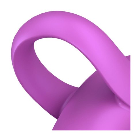 Wibrator na palec silikonowy Satisfyer Bold Lover ciemnróżowy Satisfyer