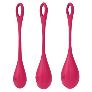 Zestaw kulek silikonowych Satisfyer Yoni Power 1 czerwony Satisfyer