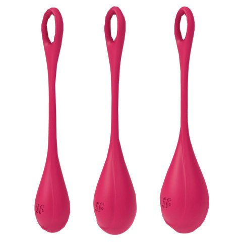 Zestaw kulek silikonowych Satisfyer Yoni Power 1 czerwony Satisfyer