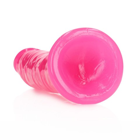 Dildo realistyczne RealRock z przyssawką świecące w ciemności 20 cm RealRock
