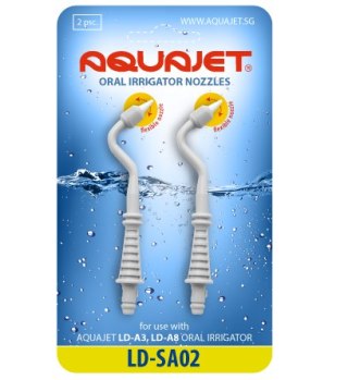 LD-SA02 Końcówka do irygatora z zagiętym natryskiem AQUAJET