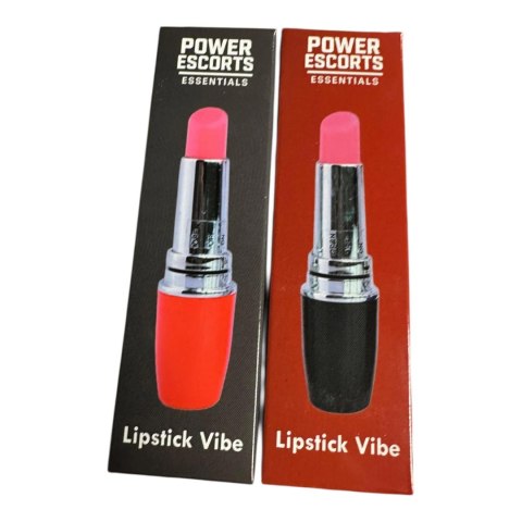 Mini wibrator szminkowy Power Escorts czerwony 9,5 cm Power Escorts