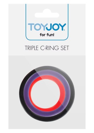 Triple Rings Multicolor 3pcs Multicolor TOYJOY
