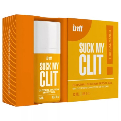 Żel ssący wibrujący chłodzący Intt Suck My Clit mango 15 ml Intt