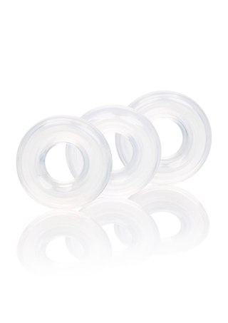 3 Stacker Rings Transparent CalExotics