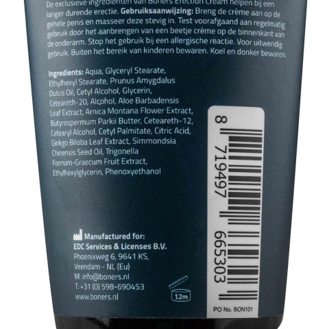 Boners - Erection Cream 100 ml Boner