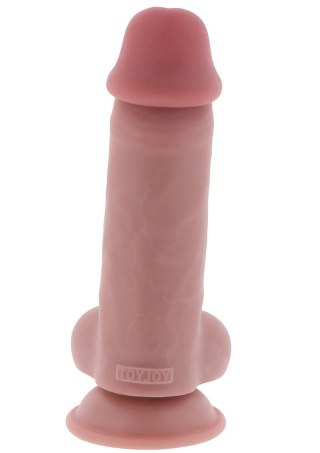 Deluxe Dual Density Thick Dildo TPE 17 cm TOYJOY