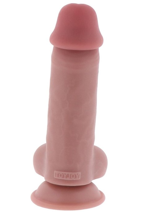Deluxe Dual Density Thick Dildo TPE 17 cm TOYJOY