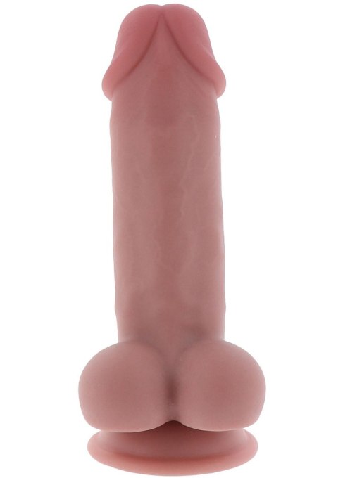 Deluxe Dual Density Thick Dildo TPE 17 cm TOYJOY