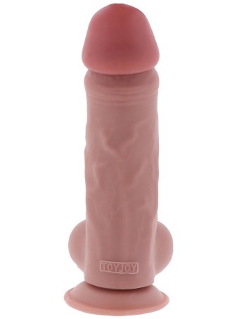 Deluxe Dual Density Thick Dildo TPE 23 cm TOYJOY