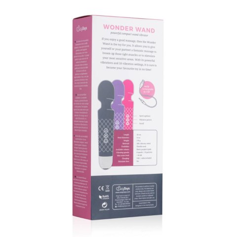 EasyToys Mini Wand Vibrator - Pink Easytoys