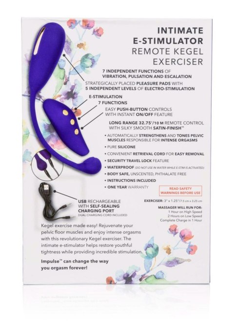 Estim Remote Kegel Exerciser Blue CalExotics