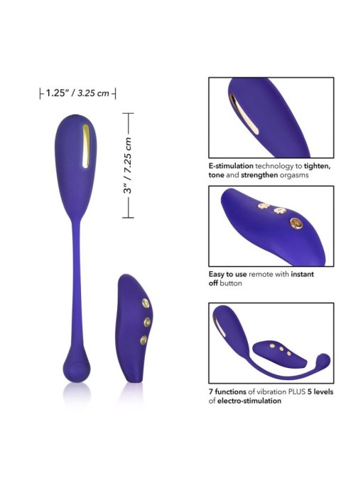 Estim Remote Kegel Exerciser Blue CalExotics