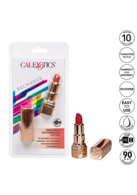 Hide & Play Lipstick Recharge Red CalExotics