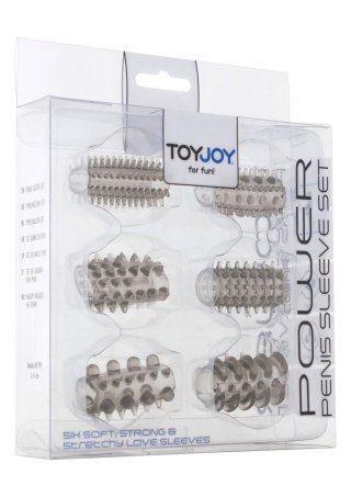 Power Penis Sleeve Set Grey TOYJOY