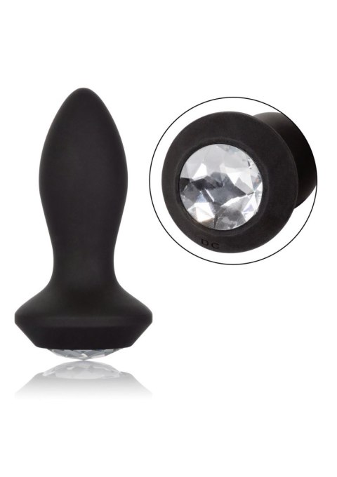 Vibrating Petite Crystal Probe Black CalExotics