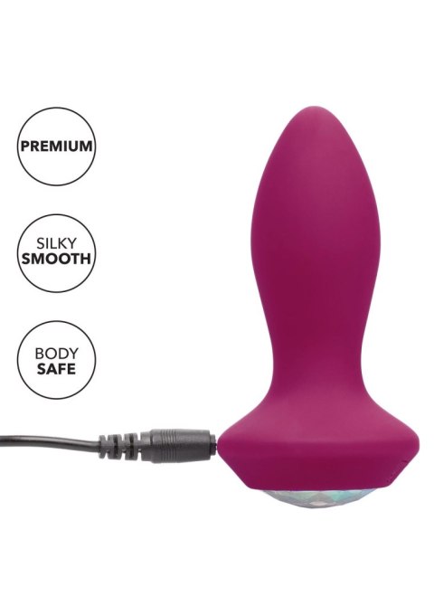 Vibrating Petite Crystal Probe Purple CalExotics