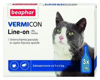 BEAPHAR VERMICON Line-on Kot 3x1ml BEAPHAR