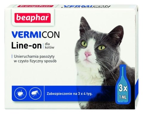 BEAPHAR VERMICON Line-on Kot 3x1ml BEAPHAR