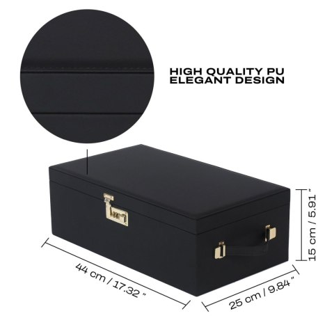 Pudełko do przechowywania Le Coffret Prestige Edition z zamkiem Strap-on-me
