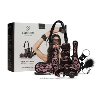 Zestaw bondage Bound by Lace koronkowy czarny Bedroom Fantasies