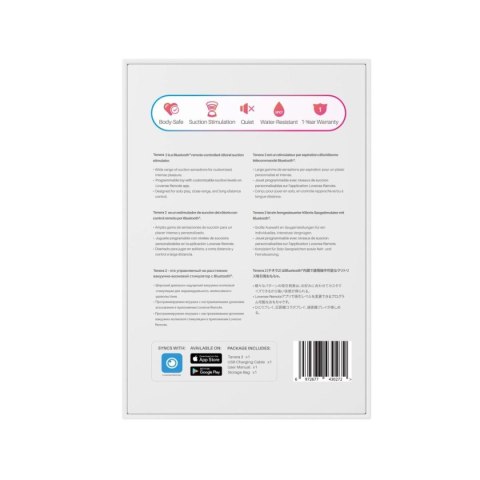 Lovense Tenera 2 Clitoral Suction Stimulator Lovense