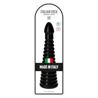 Plug-Italian Cock 10""Black Toyz4lovers