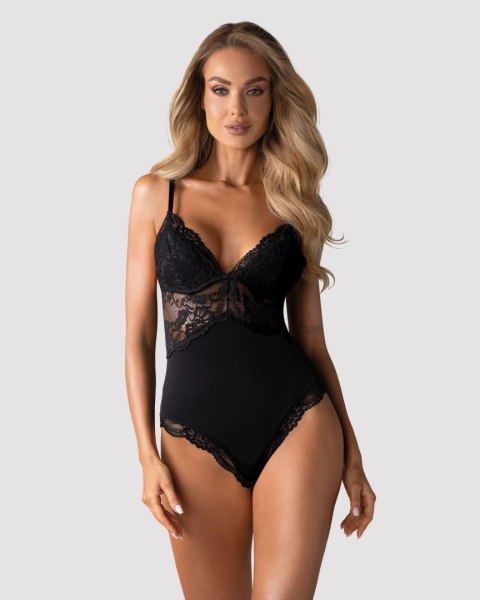 Bielizna- 810-TED-1 body czarne S/M Obsessive