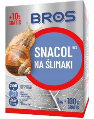 Bros Granulat Ślimaki Snacol 05GB 1kg+100g (karton) BROS