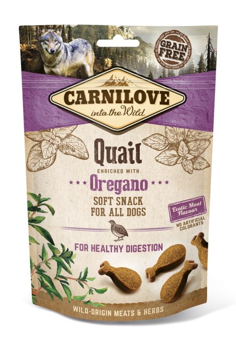 Carnilove Semi-Moist Snack Przepiórka I Oregano Dla Psów 200g Carnilove