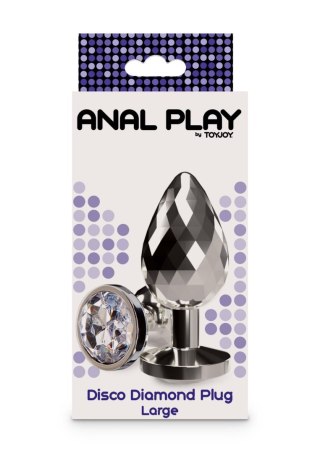 Disco Diamond Plug Large Silver TOYJOY