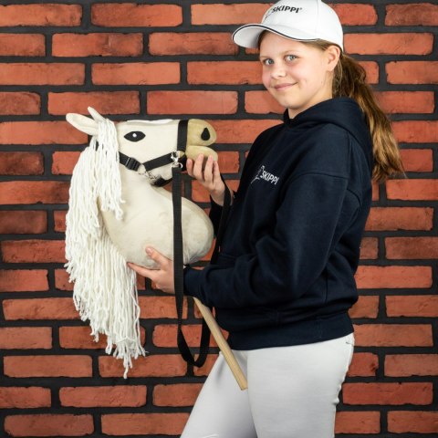 Konik na kiju z kantarem - Hobby Horse Skippi - Almond - A3 - prezent Skippi