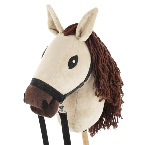 Konik na kiju z kantarem - Hobby Horse Skippi - Biszkopt - A3 - prezent Skippi