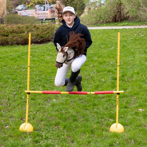 Konik na kiju z kantarem - Hobby Horse Skippi - Biszkopt - A3 - prezent Skippi