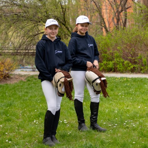 Konik na kiju z kantarem - Hobby Horse Skippi - Biszkopt - A3 - prezent Skippi