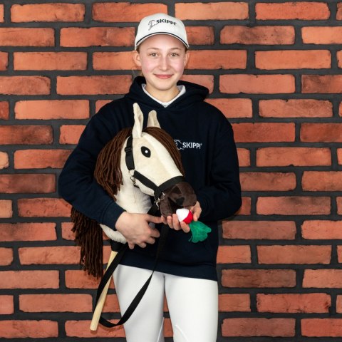 Konik na kiju z kantarem - Hobby Horse Skippi - Biszkopt - A3 - prezent Skippi