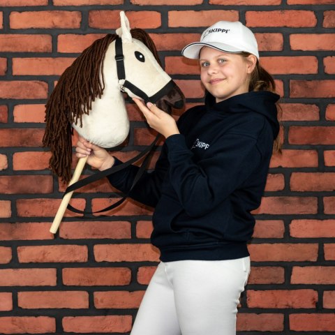 Konik na kiju z kantarem - Hobby Horse Skippi - Biszkopt - A3 - prezent Skippi