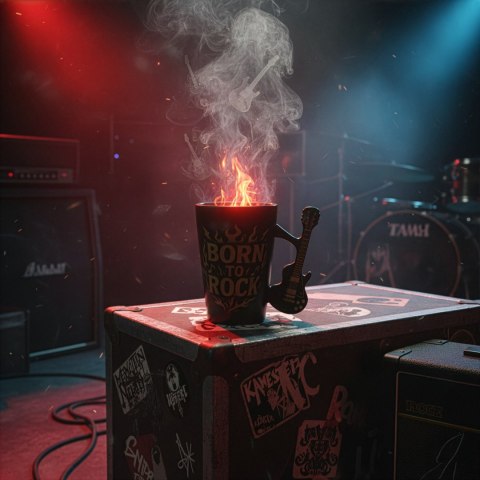 Kubek Gitara Elektryczna - Single Cut Style - prezent dla fanów rocka Froster