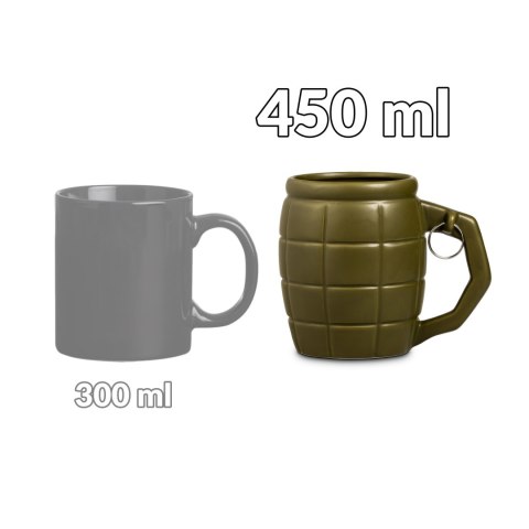 Kubek Granat Zielony 450 ml militarny dla faceta Froster