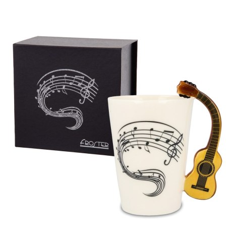 Kubek Muzyka - Gitara Klasyczna - pudełko premium - dla fanów muzyki Froster
