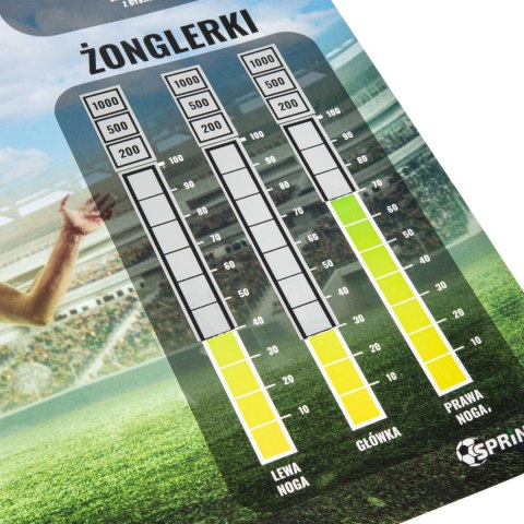 Mata treningowa do piłki Sprintigo ProMat XXL 180x120 i Zdrapka Piłkarza Sprintigo