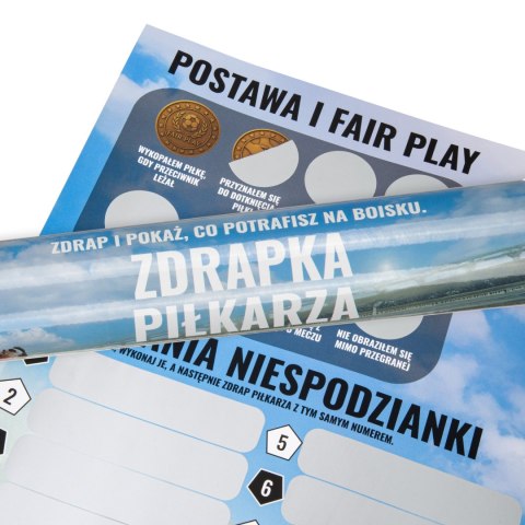 Mata treningowa do piłki Sprintigo ProMat XXL 180x120 i Zdrapka Piłkarza Sprintigo
