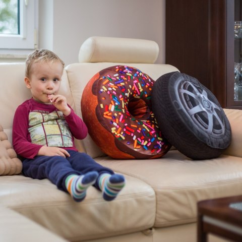 Poduszka Gigantyczny Donut Pączek pufa siedzisko Froster