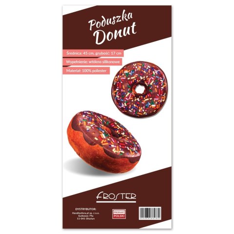 Poduszka Gigantyczny Donut Pączek pufa siedzisko Froster