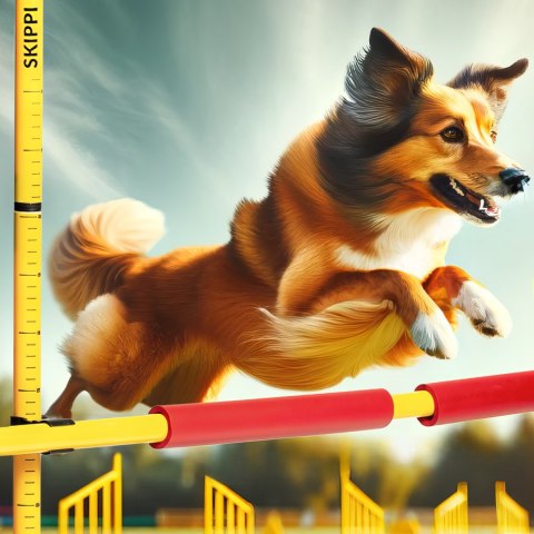 Worek prezentowy Hobby Horse Skippi z koniem czarnym i przeszkodą Skippi