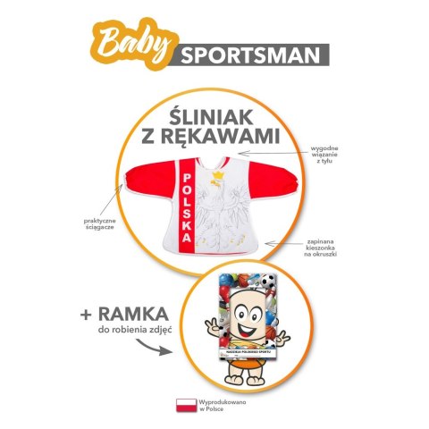 Baby Sportsman (PL) - Śliniak z rękawami Baby Gadgets