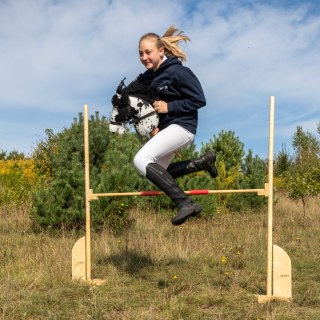 Drewniana przeszkoda do skakania Hobby Horse Skippi Skippi