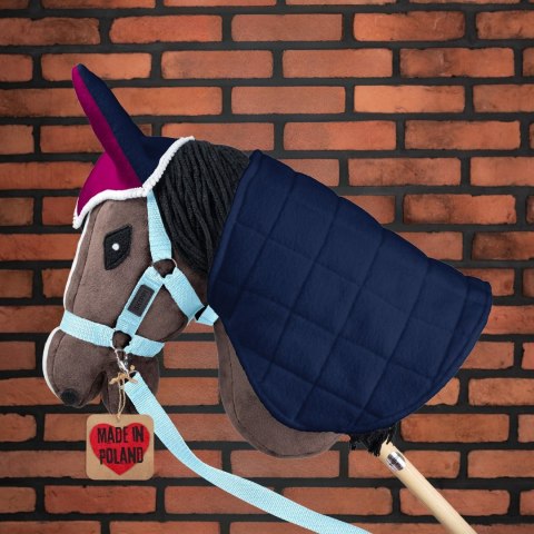 Skippi Kantar dla Hobby Horse - wodze, 2 wymienne futerka - błękitny Skippi